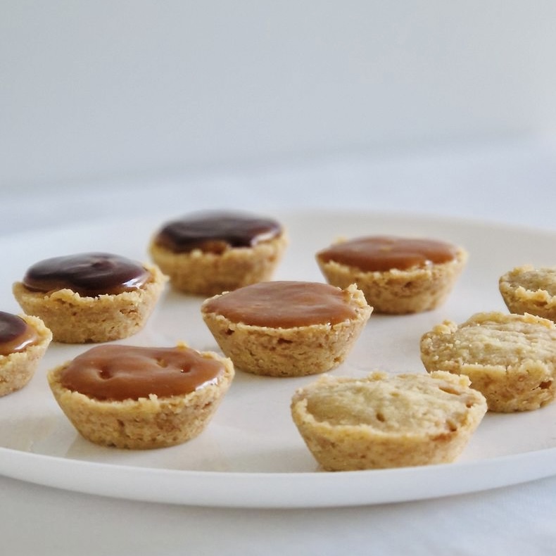 Millionnaires au chocolat et caramel beurre salé