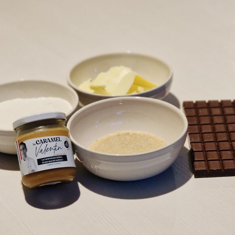 Millionnaires au chocolat et caramel beurre salé