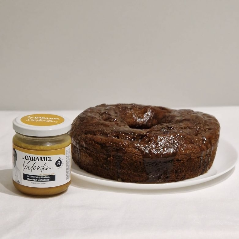 Gâteau mascarpone et caramel beurre salé