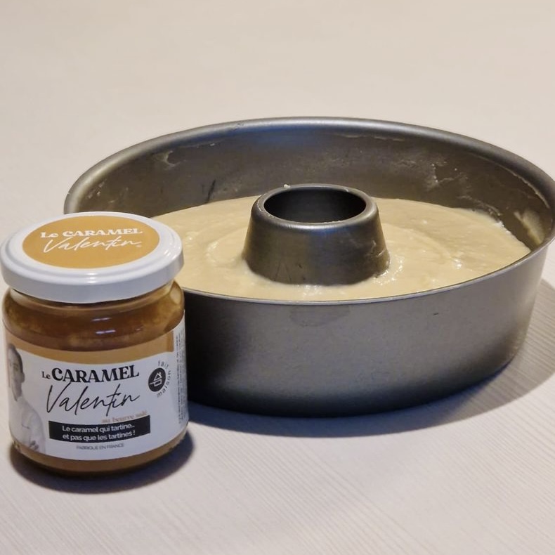 Gâteau mascarpone et caramel beurre salé