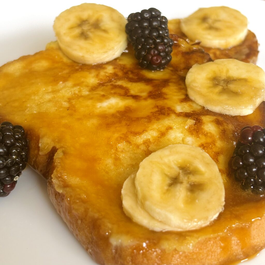 Pain perdu au caramel beurre salé