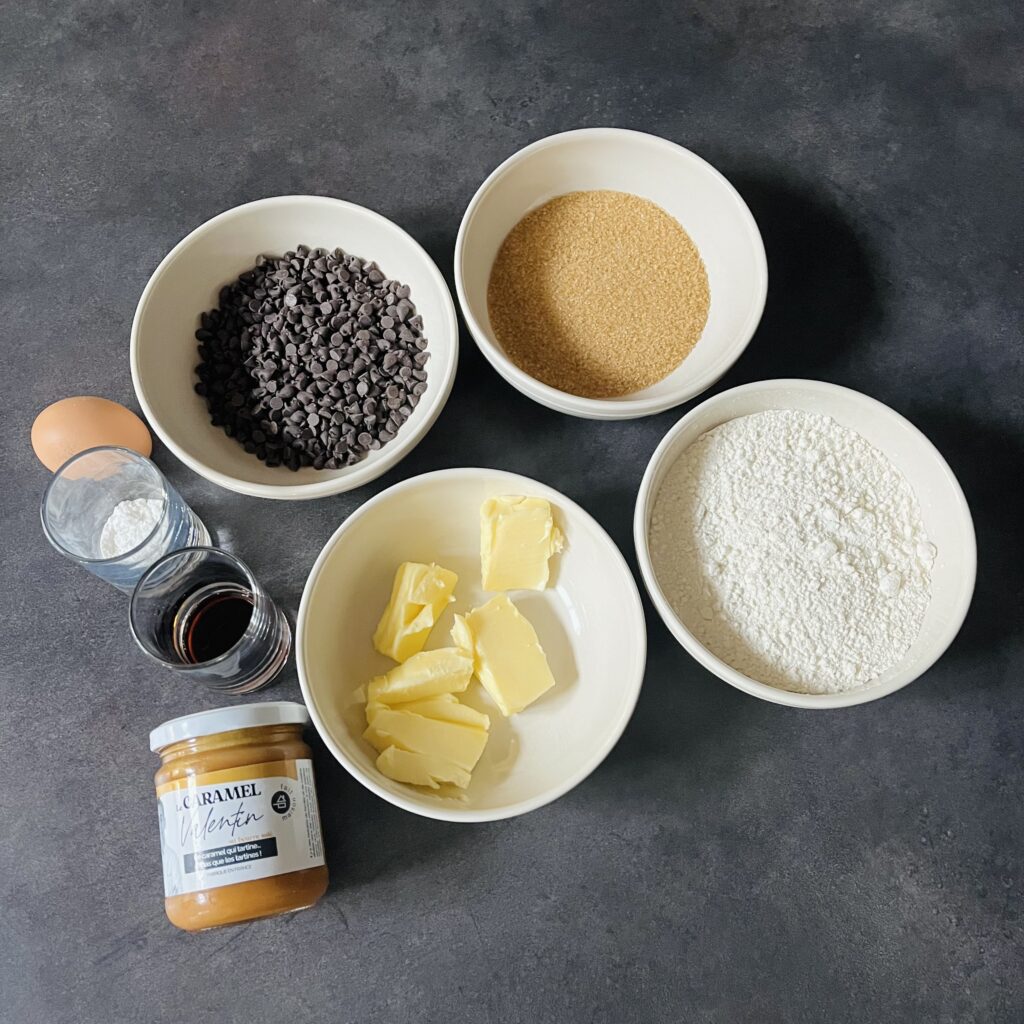 Cookies au caramel beurre salé